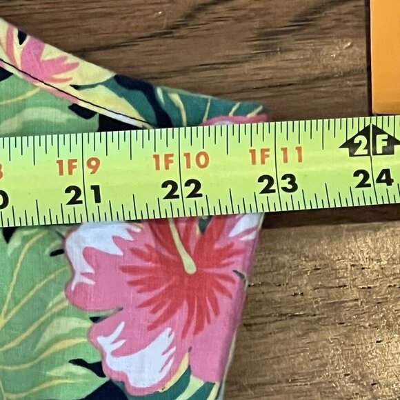 NWT $75 Gymboree Tropical Flutter Linen Dress Adult Women's XXL Aloha Tidal - Picture 16 of 16